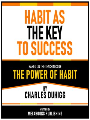 cover image of Habit As the Key to Success--Based On the Teachings of the Power of Habit by Charles Duhigg
